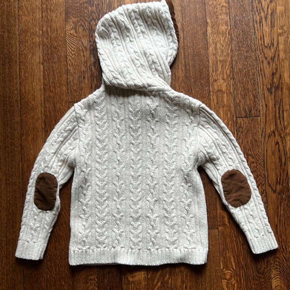 EGG New York Cable Knit Hooded Sweater Size 5 - Picture 7 of 16